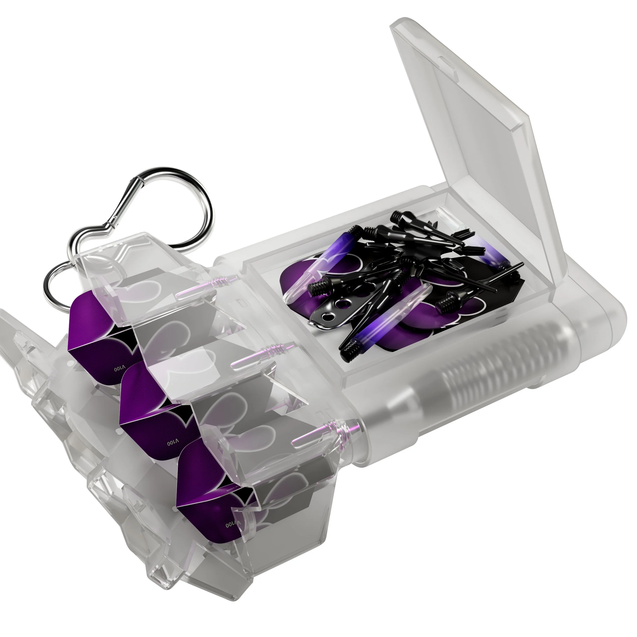 Viper Shot King Soft Tip Dart Set with Nomad Dart Case | 80% Tungsten | Purple | 20 Grams - Image 4