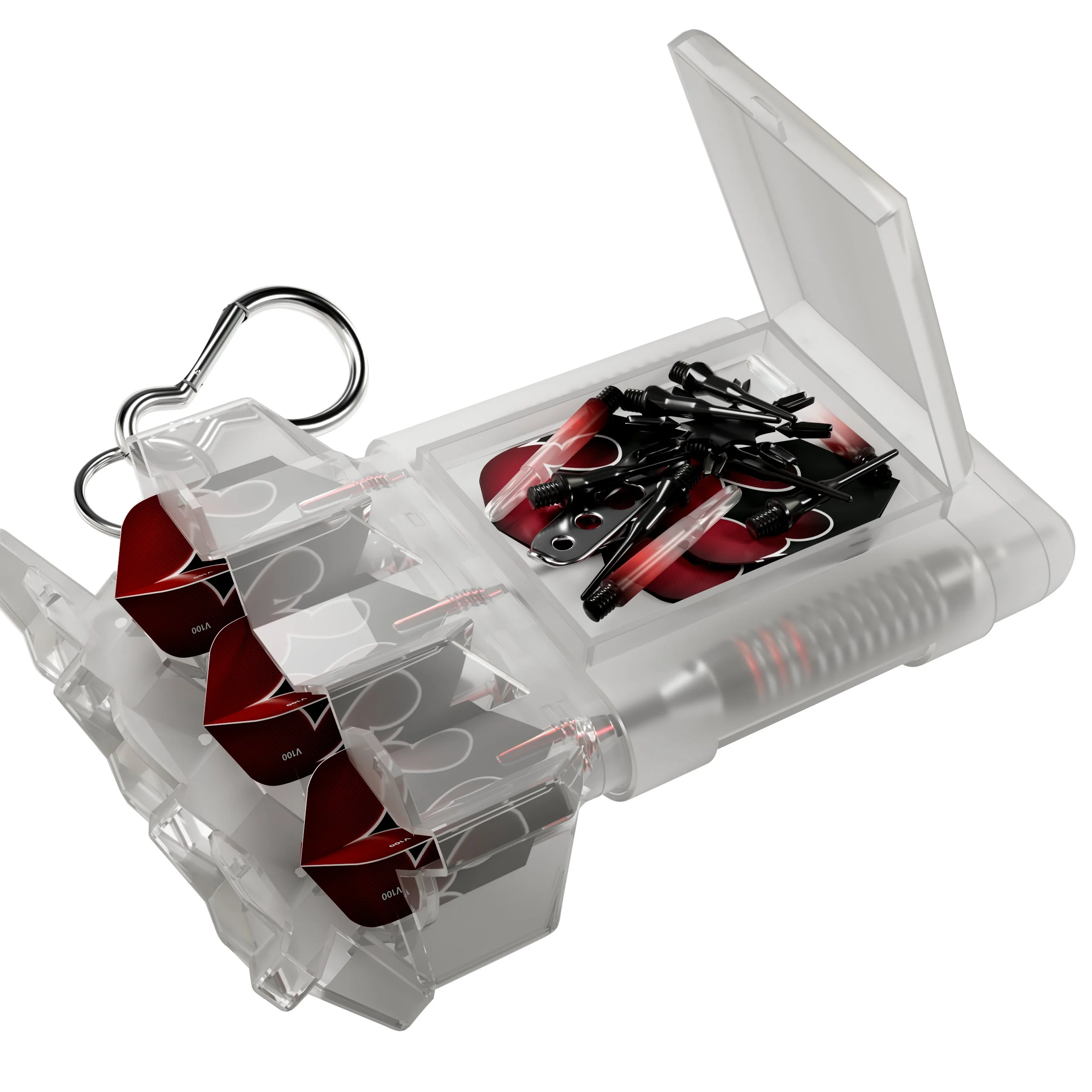 Viper Shot King Soft Tip Dart Set with Nomad Dart Case | 80% Tungsten | Red | 20 Grams - Image 4