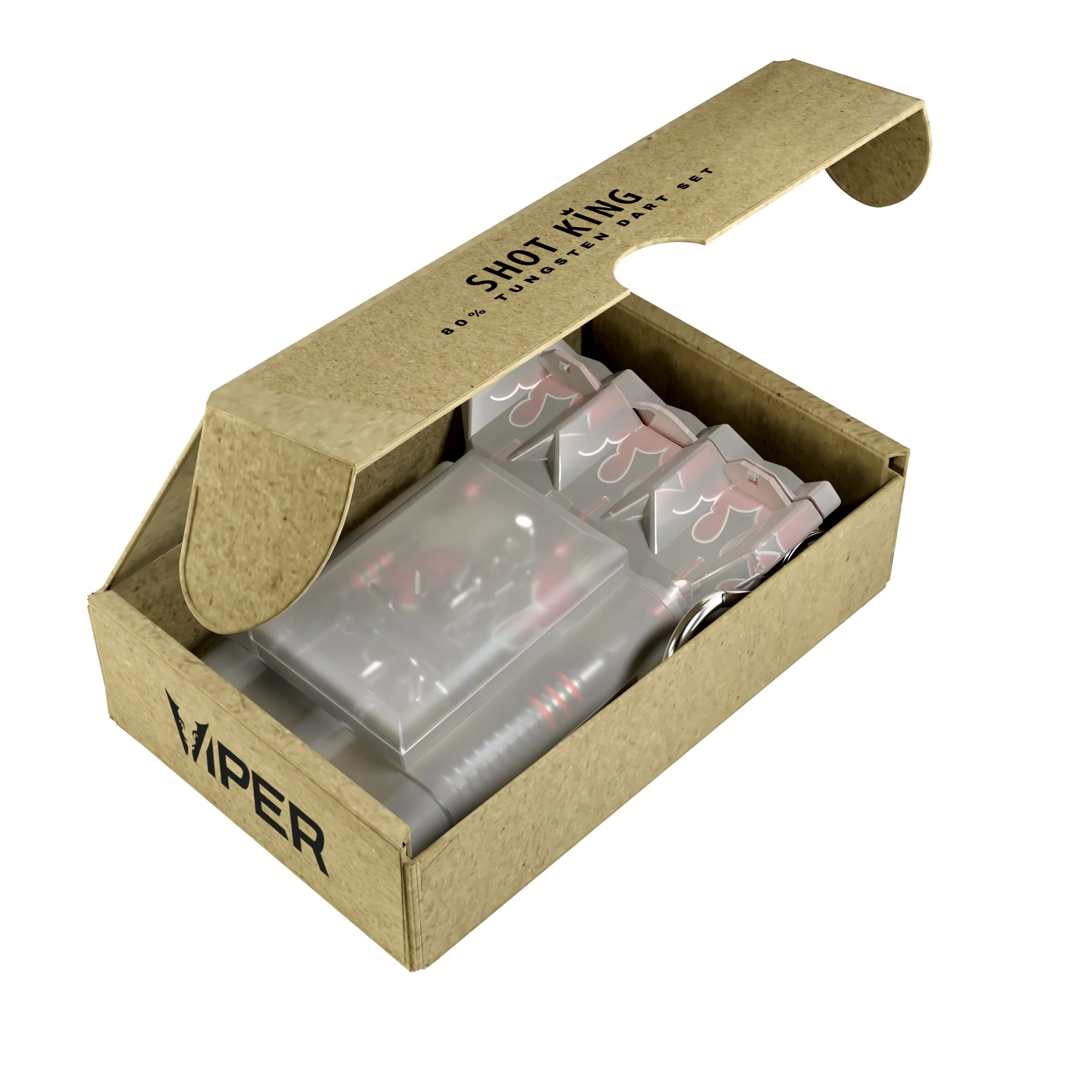 Viper Shot King Soft Tip Dart Set with Nomad Dart Case | 80% Tungsten | Red | 20 Grams - Image 6