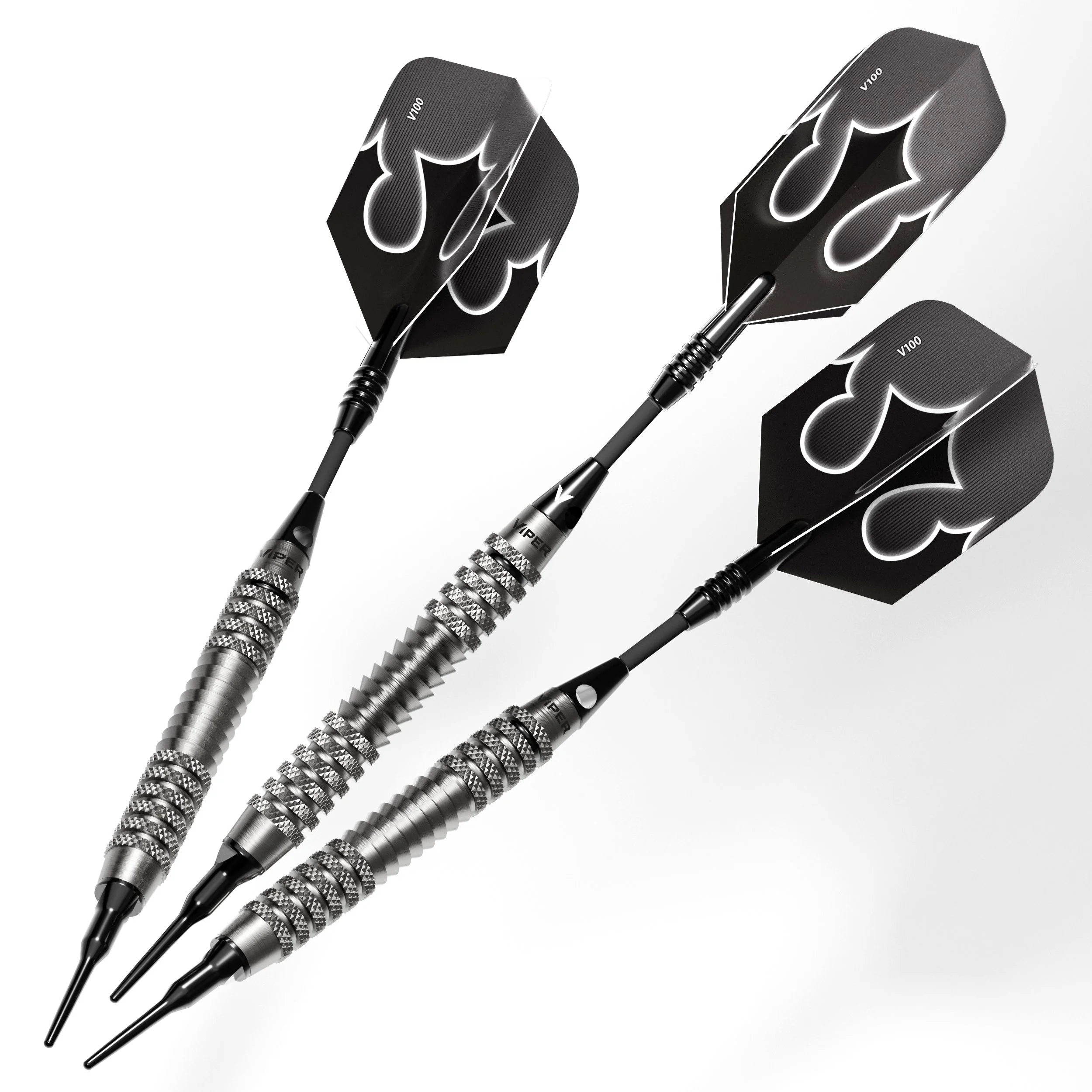 Viper Shot King Soft Tip Dart Set with Nomad Dart Case | 80% Tungsten | Silver | 20 Grams - Image 2