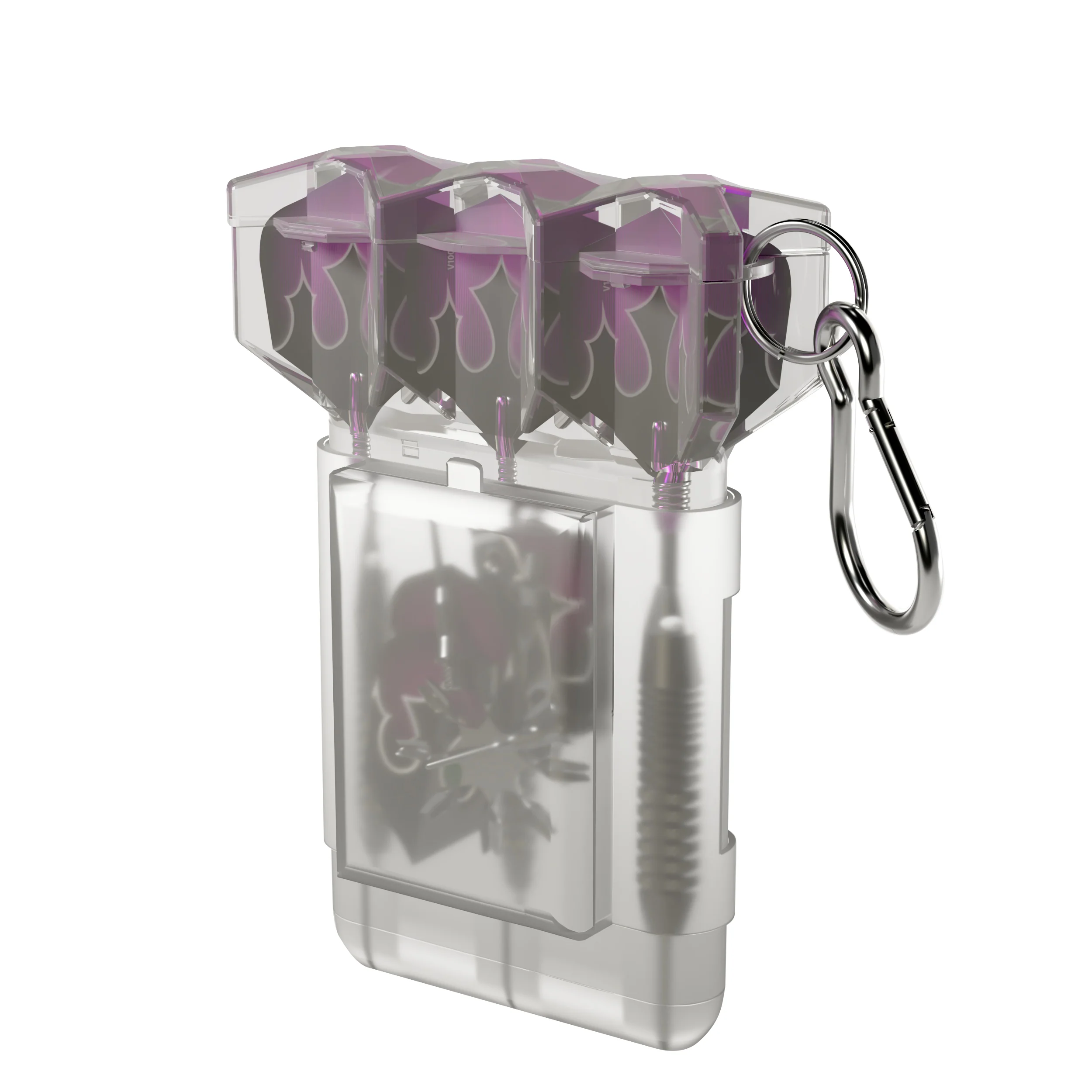 Viper Shot King Steel Tip Dart Set with Nomad Dart Case | 80% Tungsten | Purple | 21 Grams - Image 5