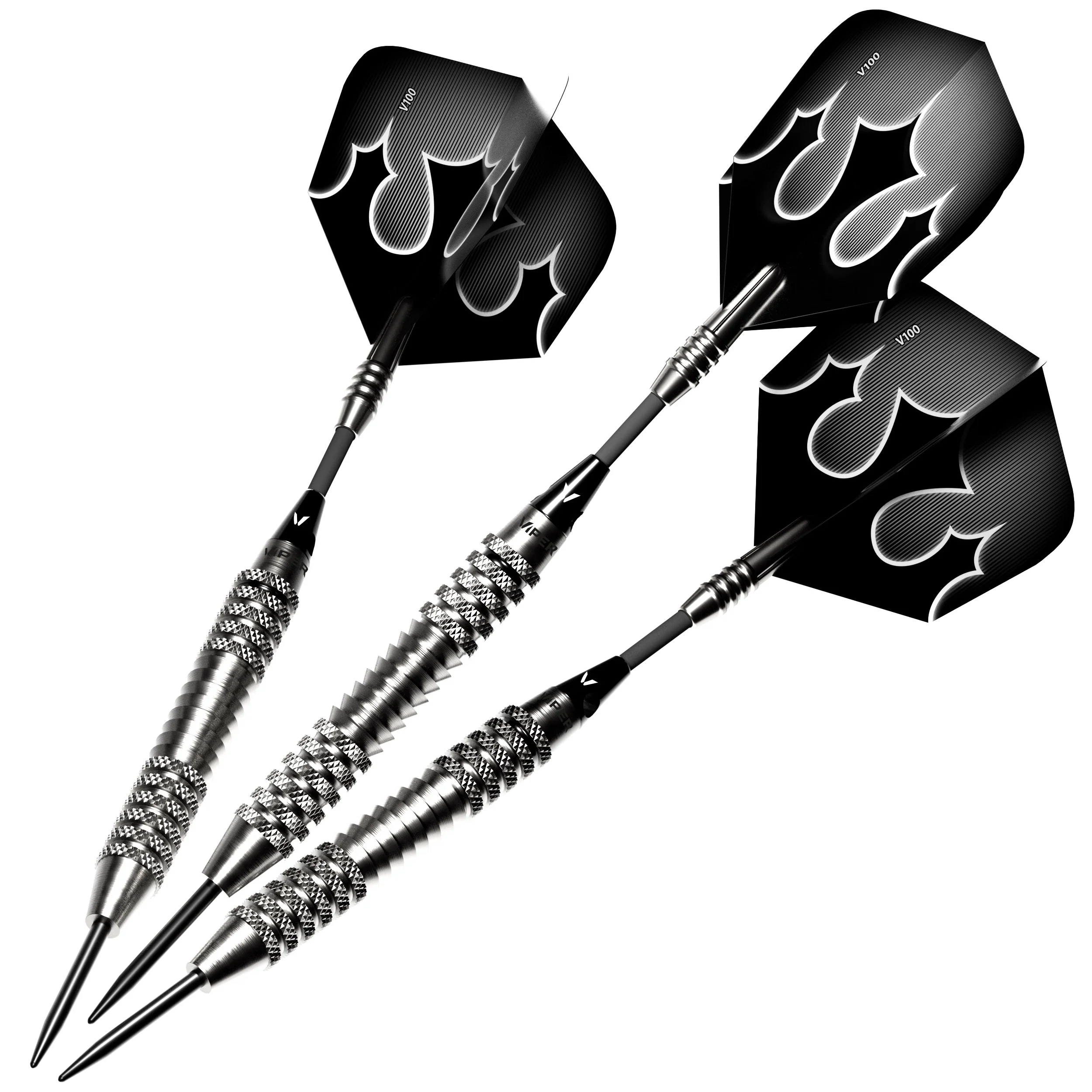 Viper Shot King Steel Tip Dart Set with Nomad Dart Case | 80% Tungsten | Silver | 25 Grams - Image 2