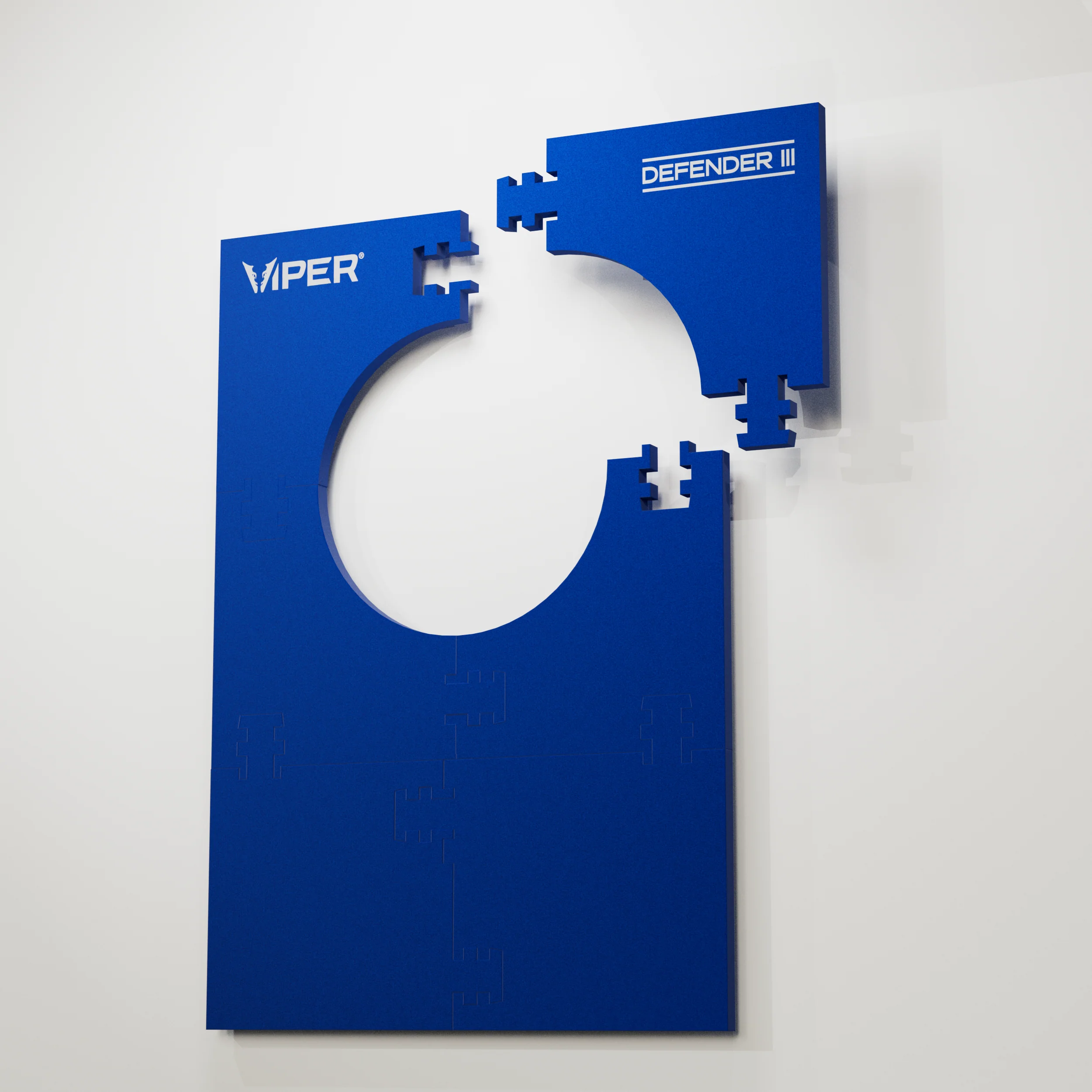 Viper Wall Defender III Dartboard Surround Blue - Image 18