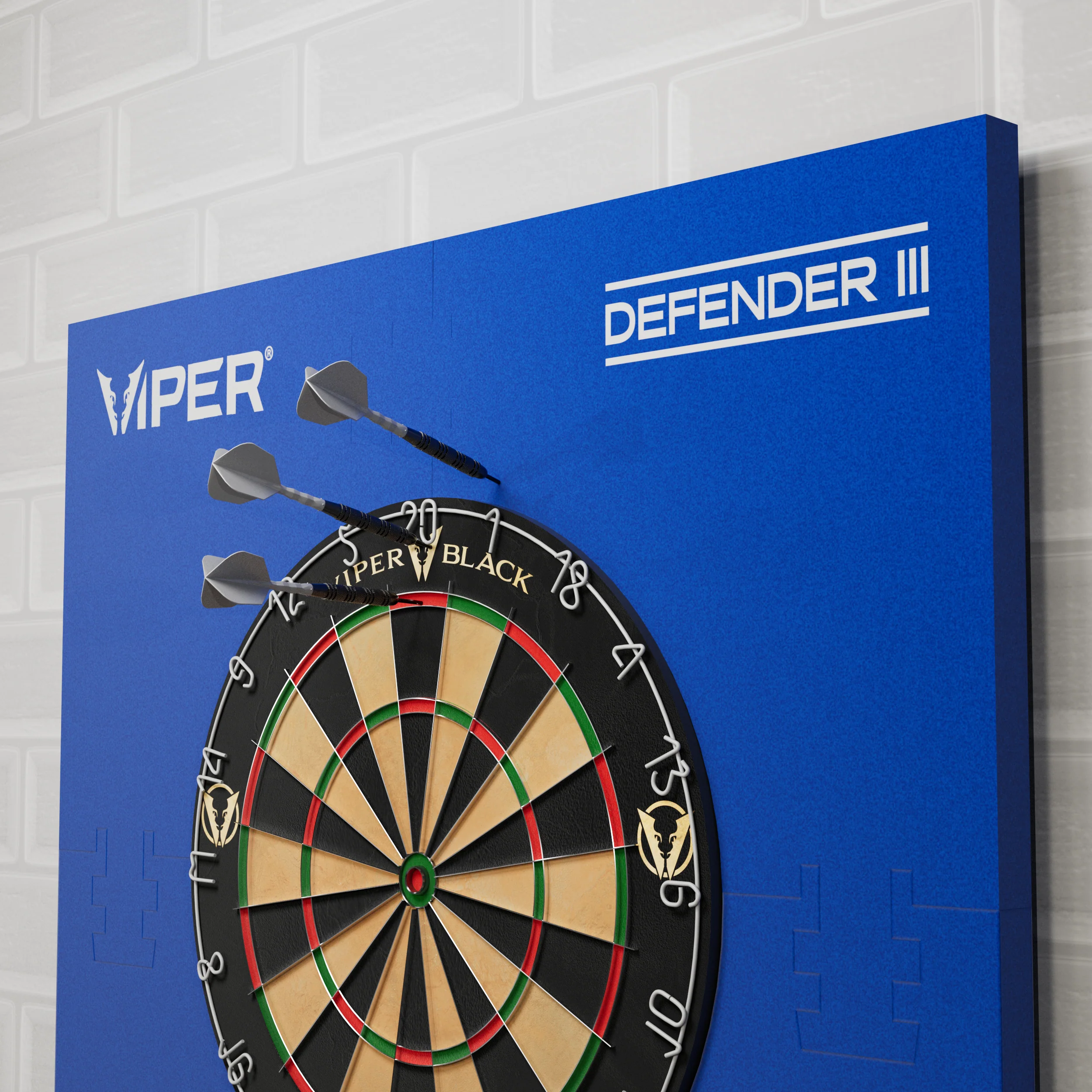 Viper Wall Defender III Dartboard Surround Blue - Image 19