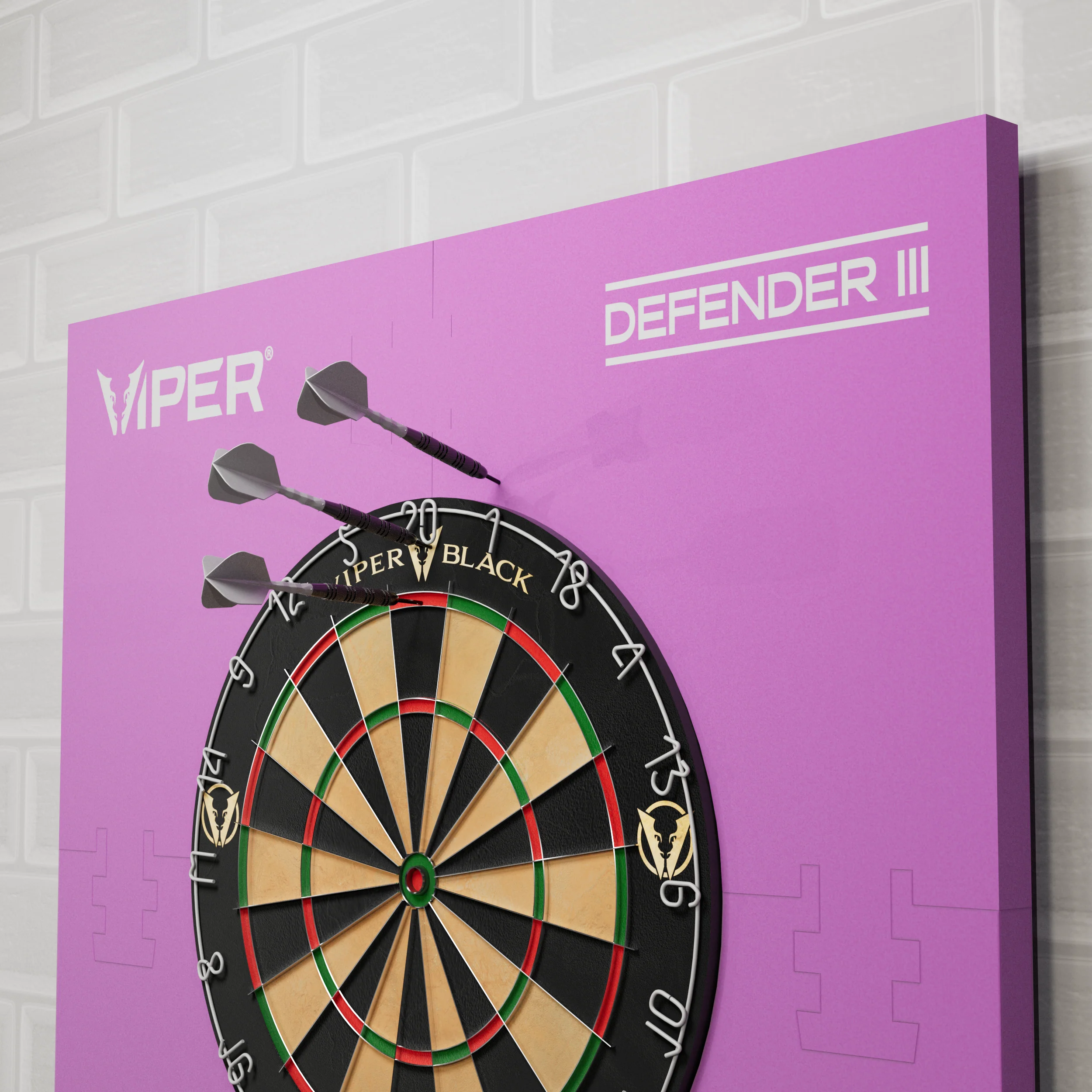 Viper Wall Defender III Dartboard Surround Pink - Image 19