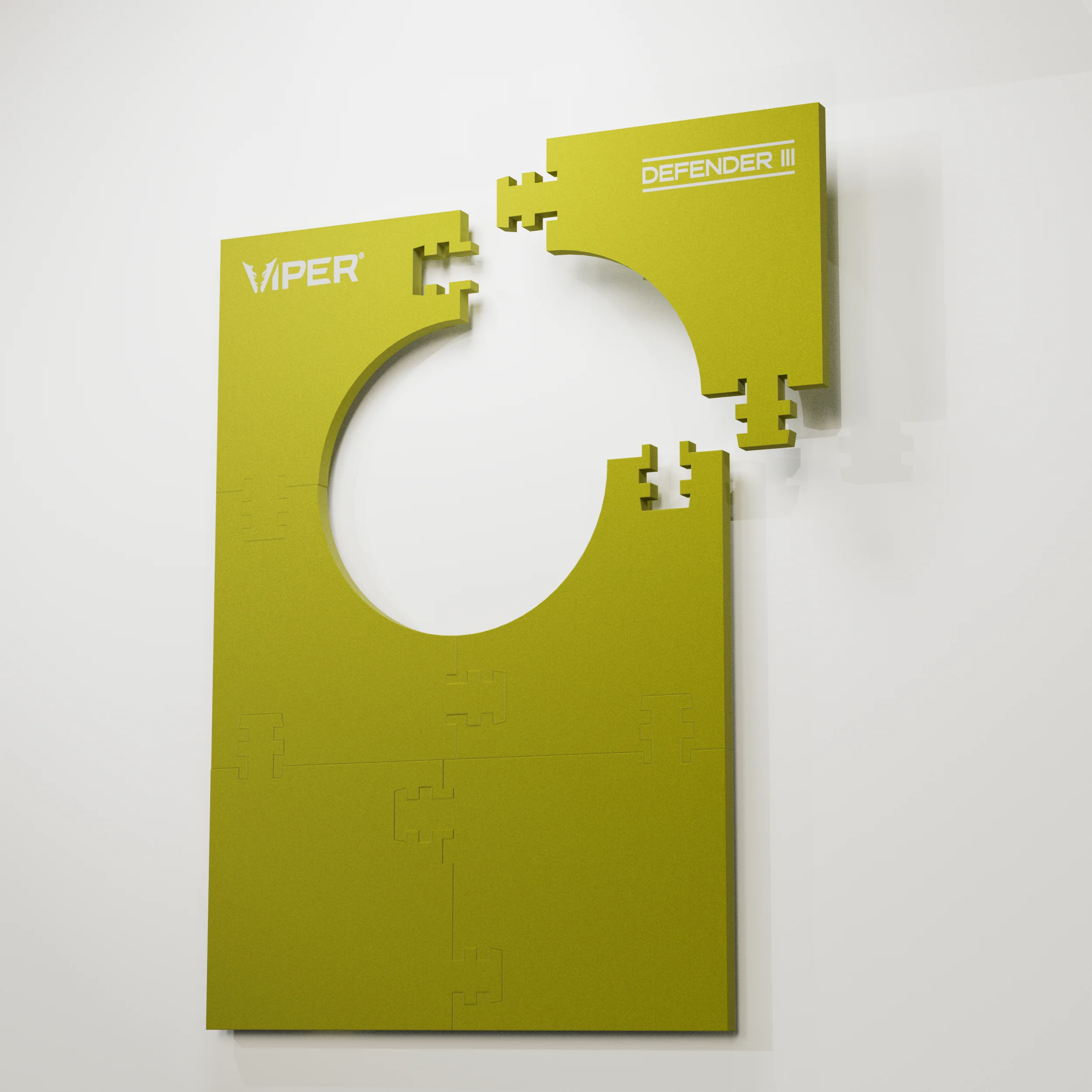 Viper Wall Defender III Dartboard Surround Yellow - Image 18