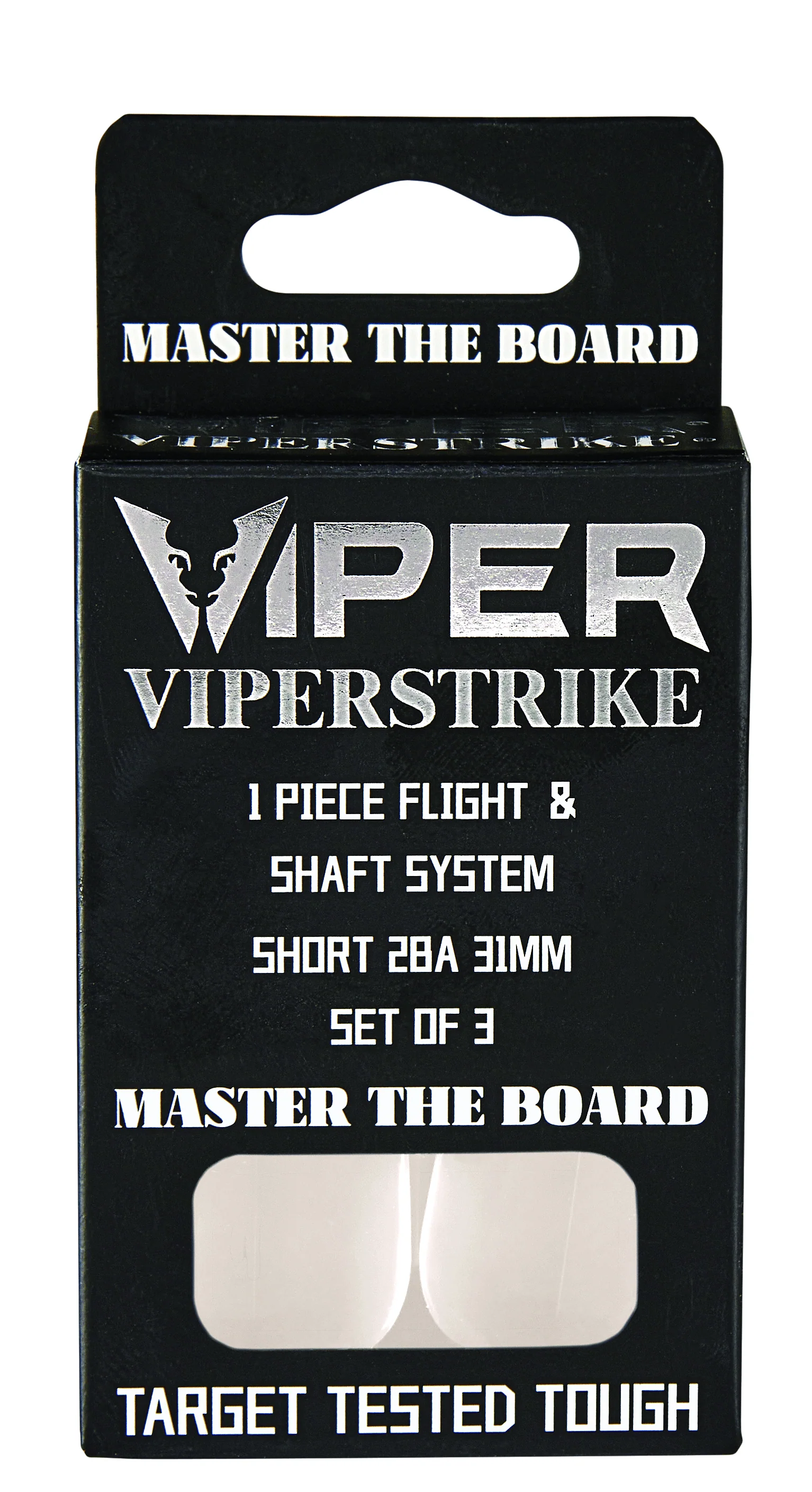 ViperStrike 1-Piece Shaft and Flight White - Image 3